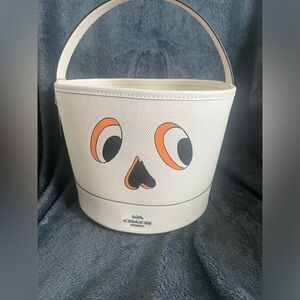 Coach Halloween Skull Trick or Treat Bucket